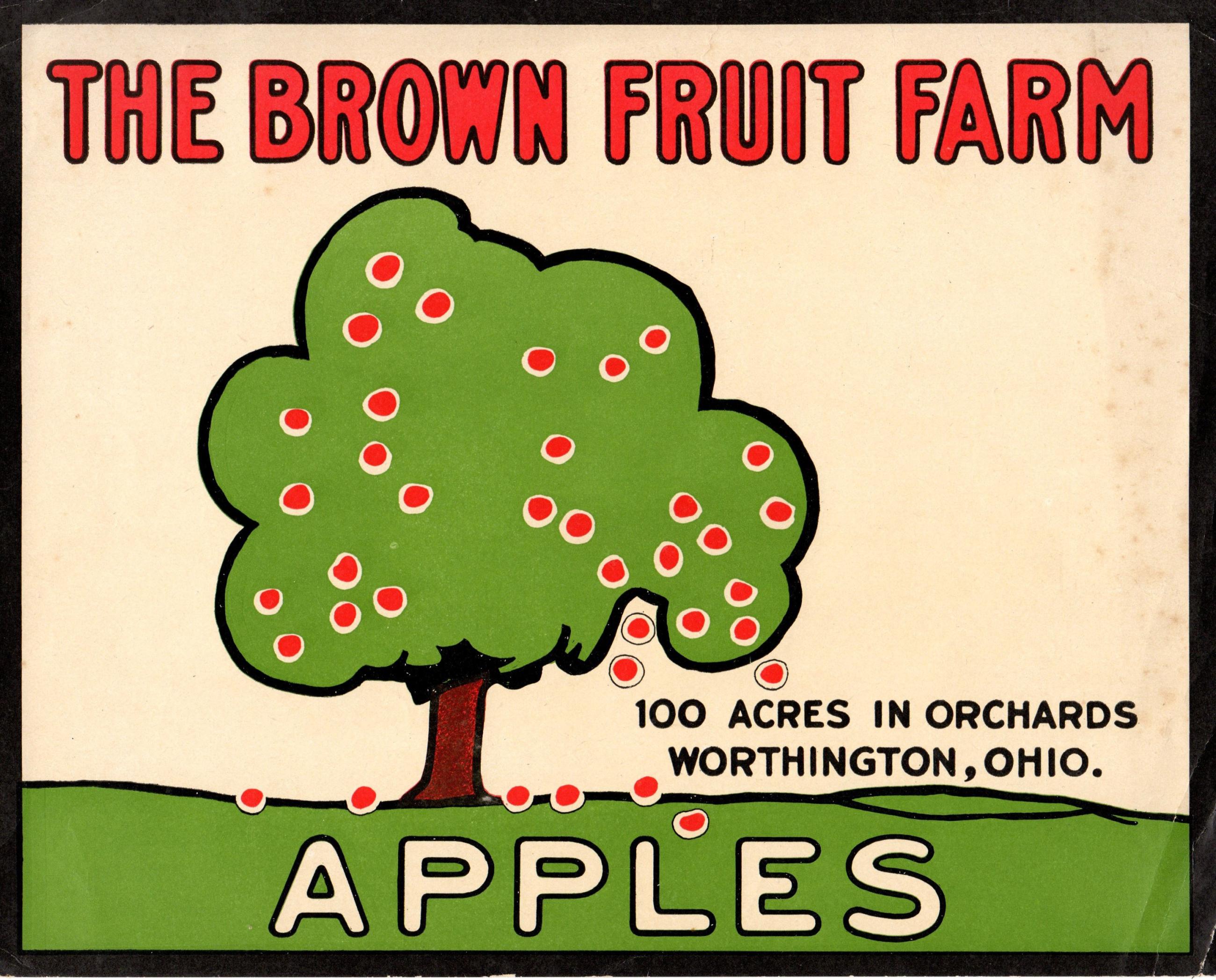 Brown Fruit Farm Logo
