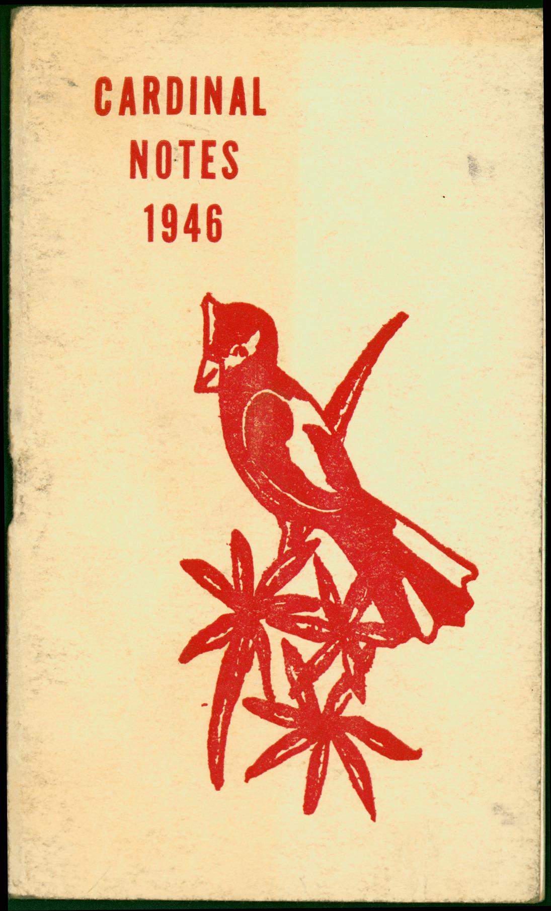 Cardinal Notes 1946
