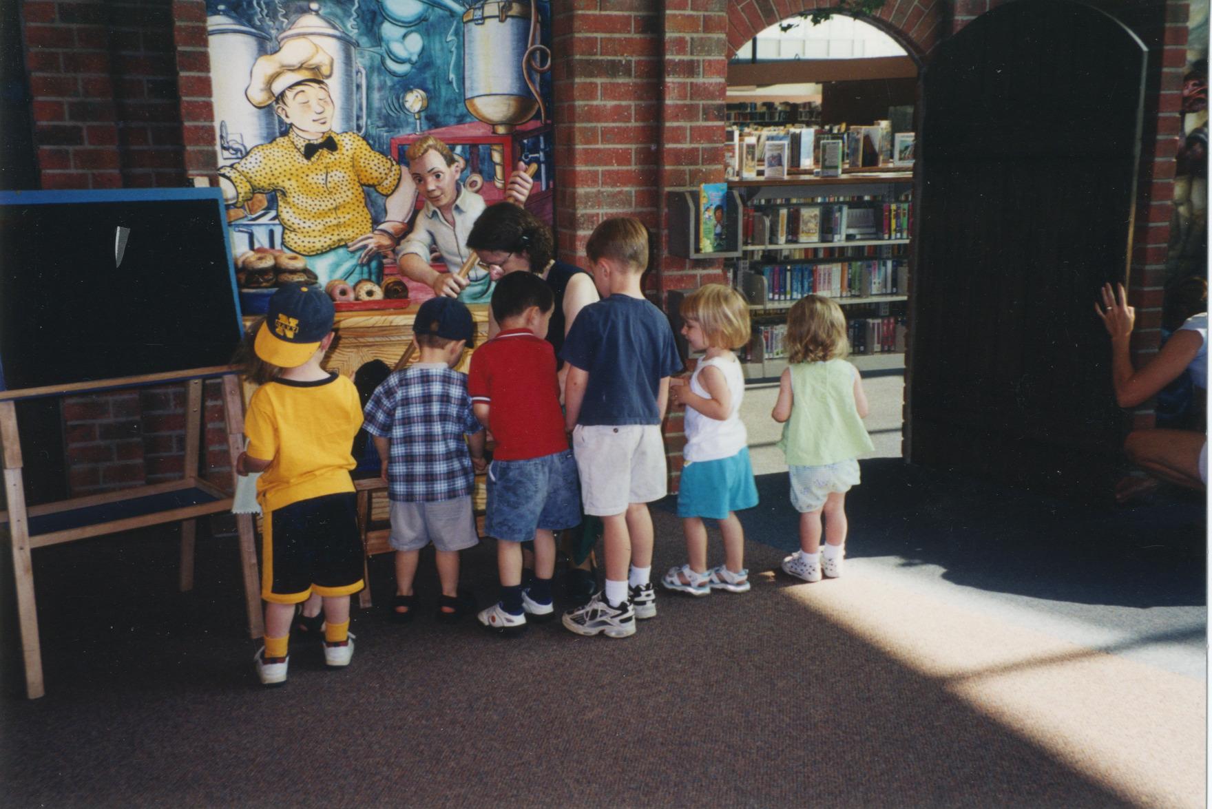 Children at Storytime with Rachel Alexander, Northwest Library