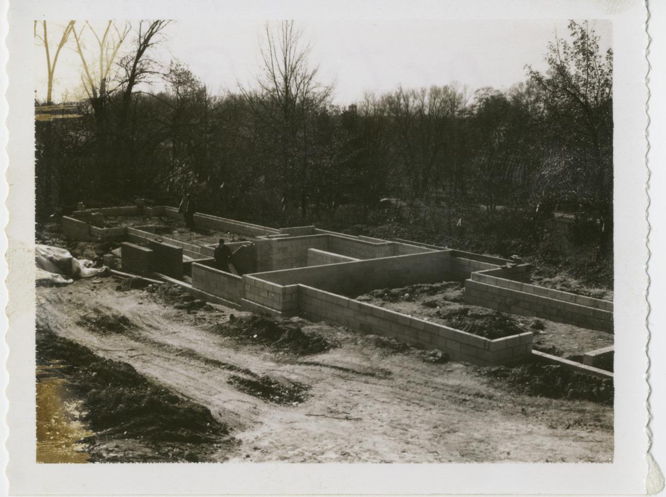 Foundation of Home at 500 Evergreen Circle