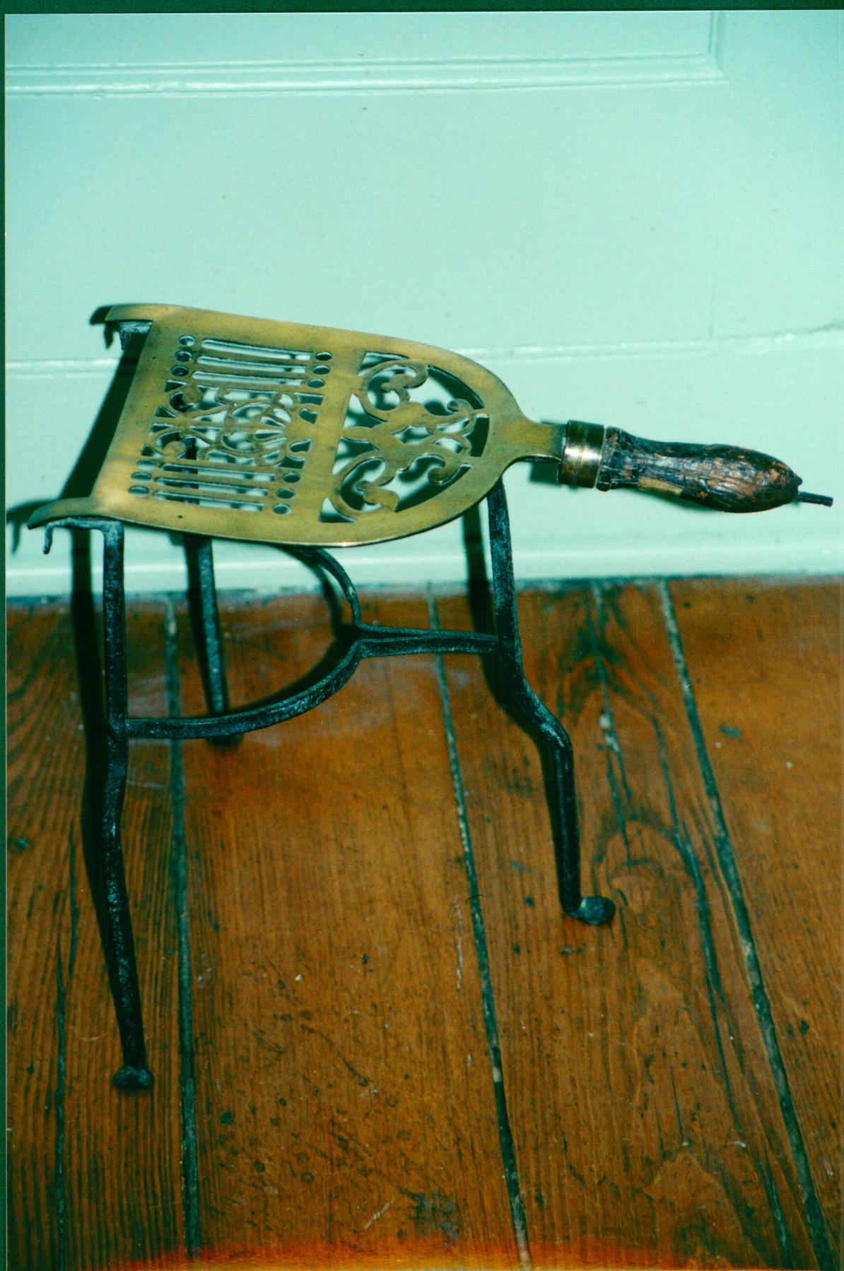 High Brass and Wrought Iron Spider Trivet