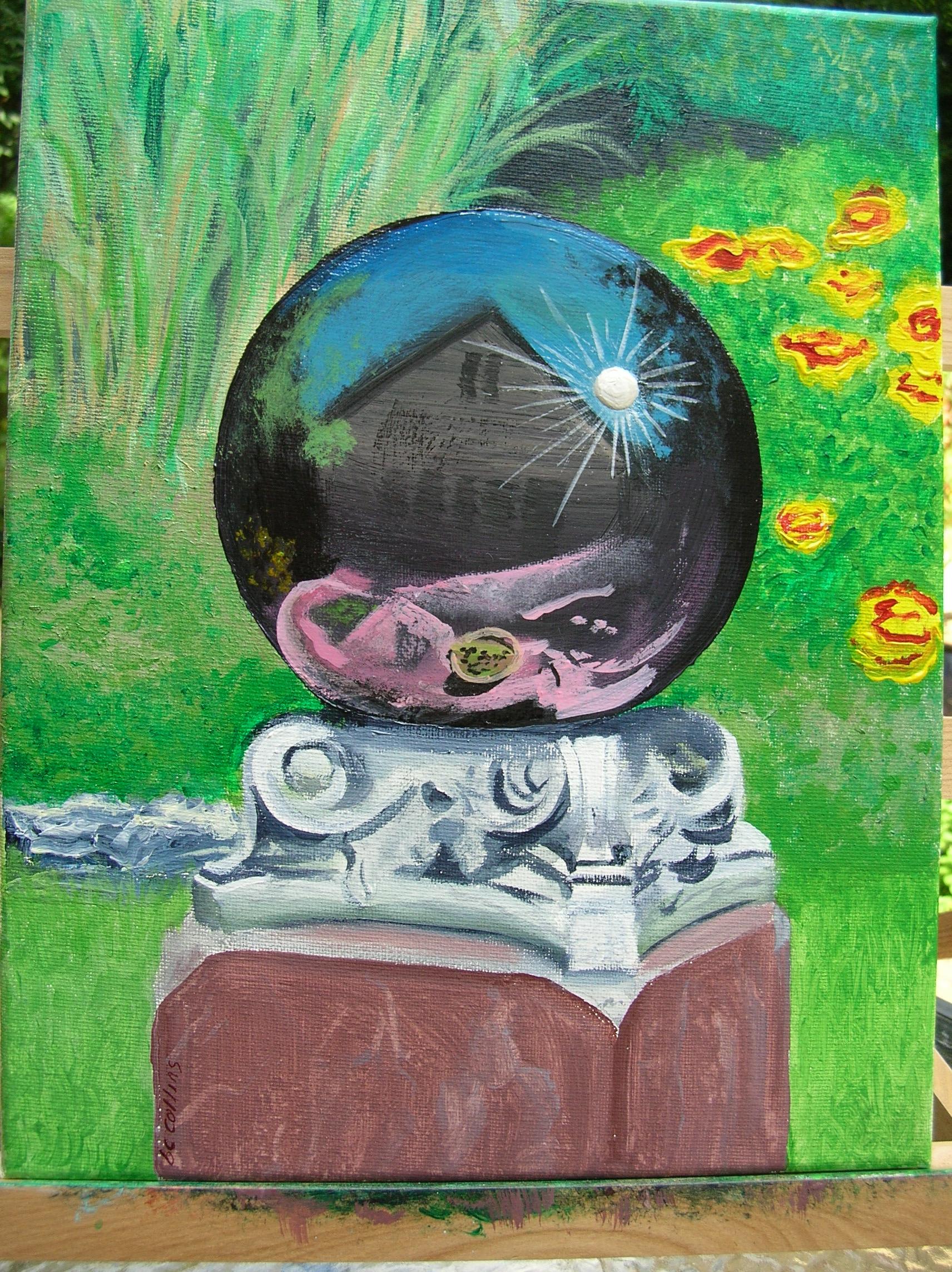 Painting by William (bc) (Bill) Collins Titled "Reflections"