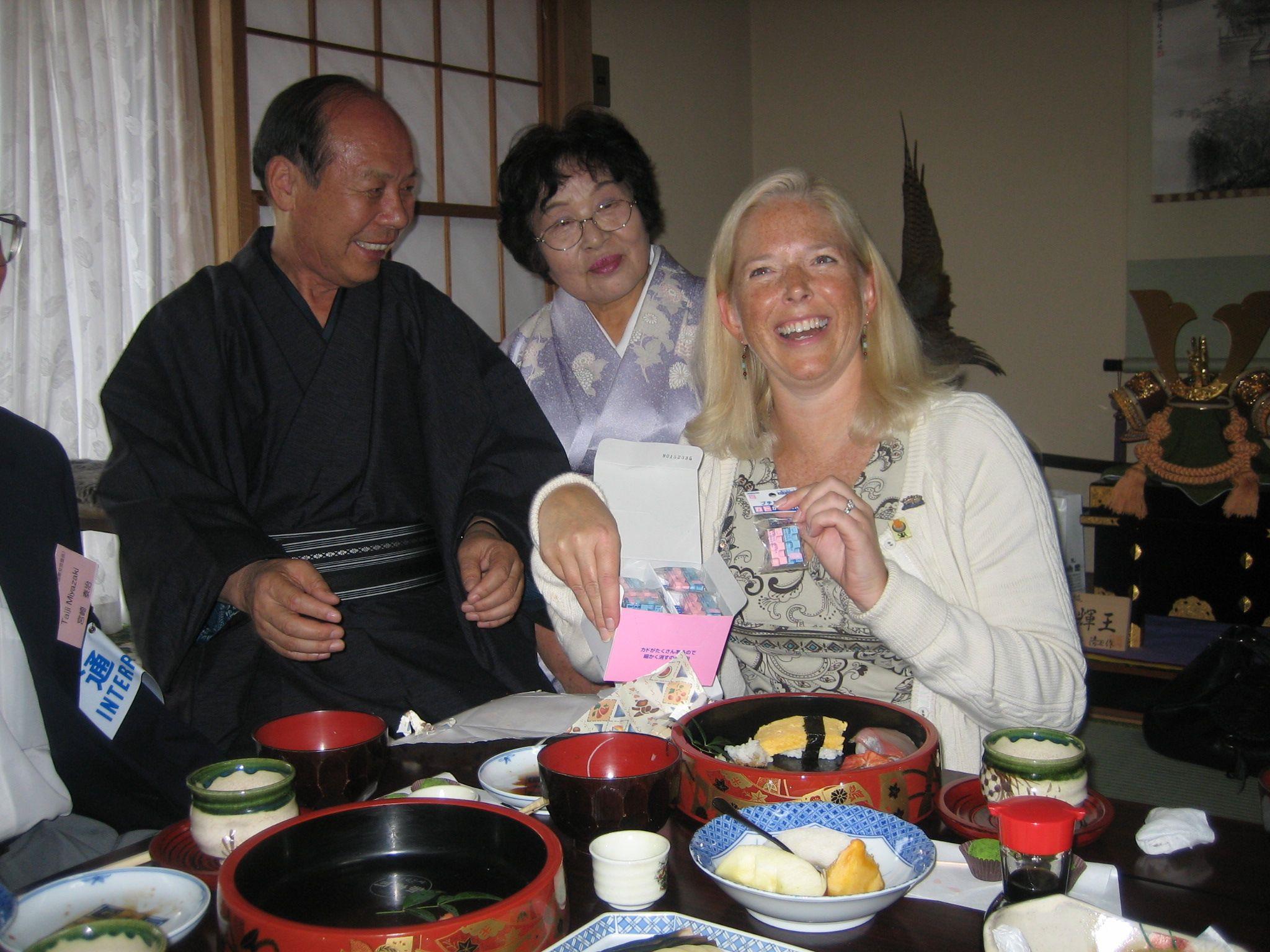 Photograph of Anne Brown and Yukinari Nakagawa