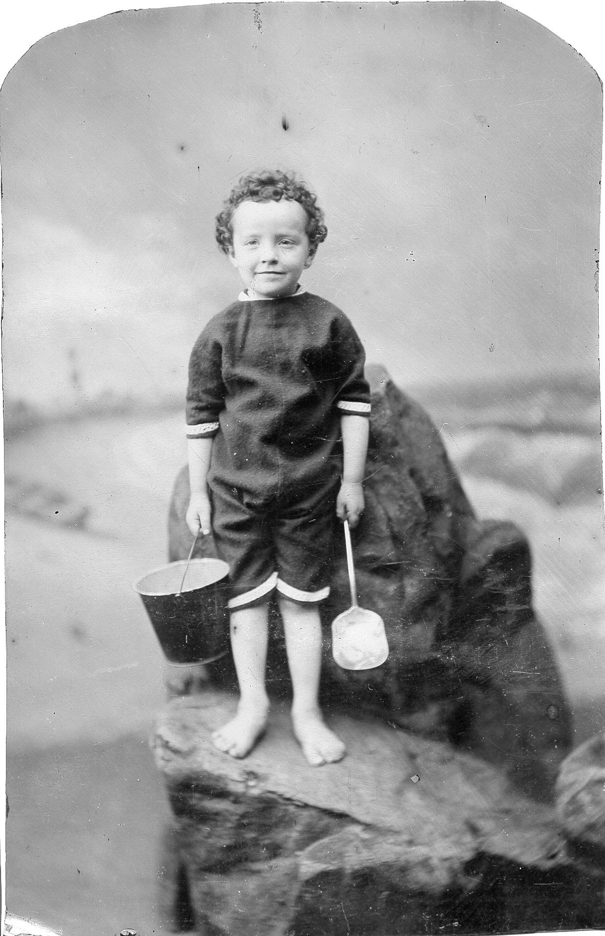 Photograph of Frame C. Brown as a Child