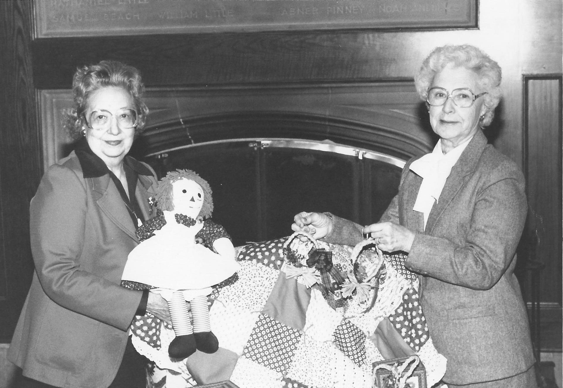 Photograph of Julia Loofbourrow and Nelda McMillen