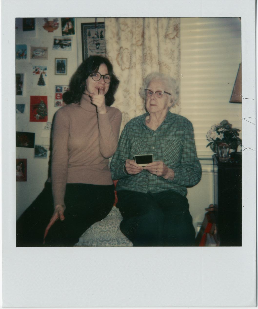 Photograph of Rachel Alexander and Marian Stearnes