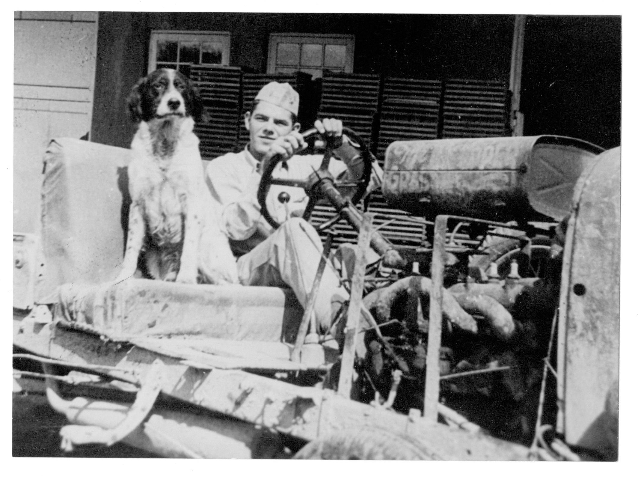 Photograph of Roger Cellar at the Brown Fruit Farm