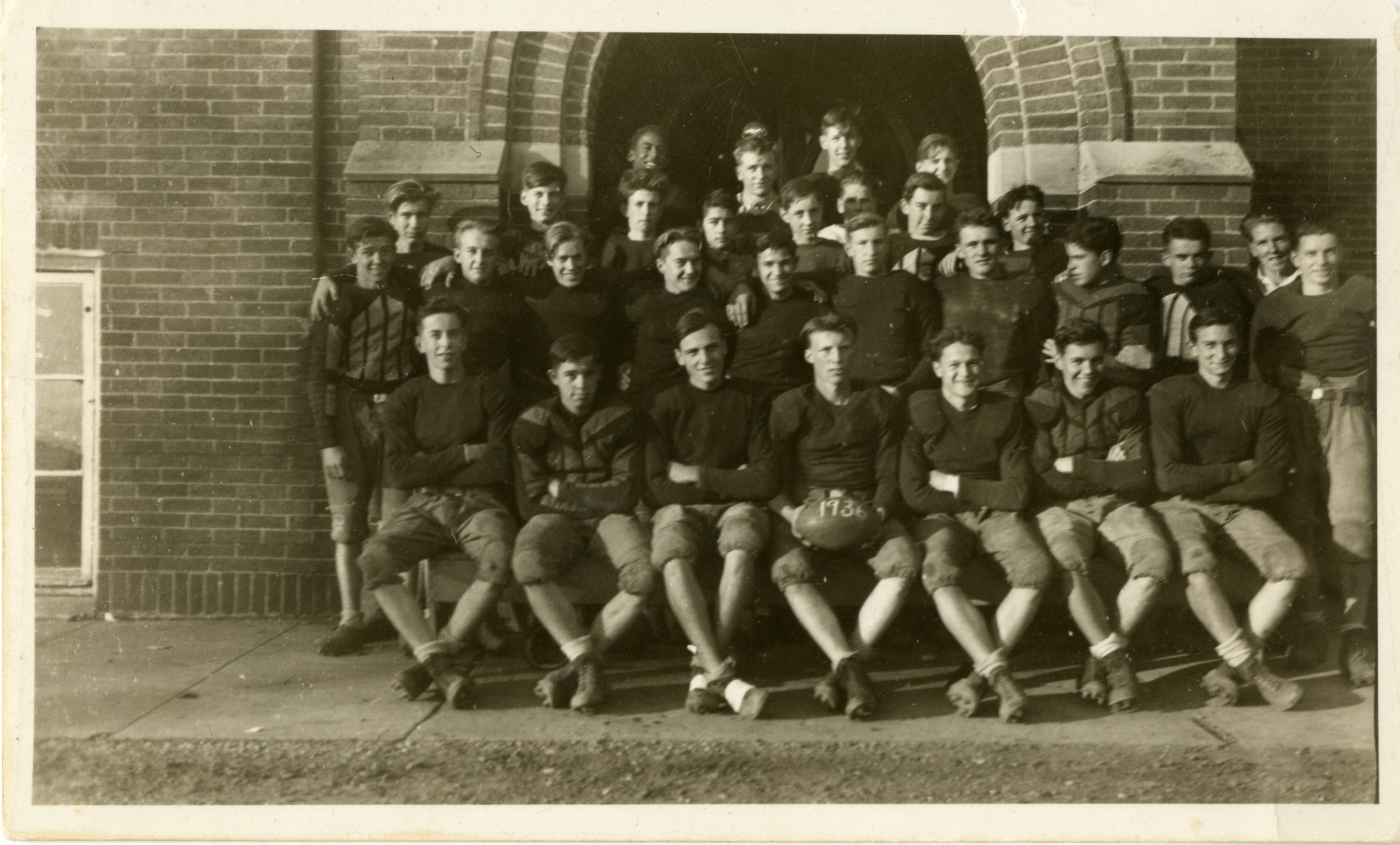 Photograph of the 1936 Worthington High School Football Team
