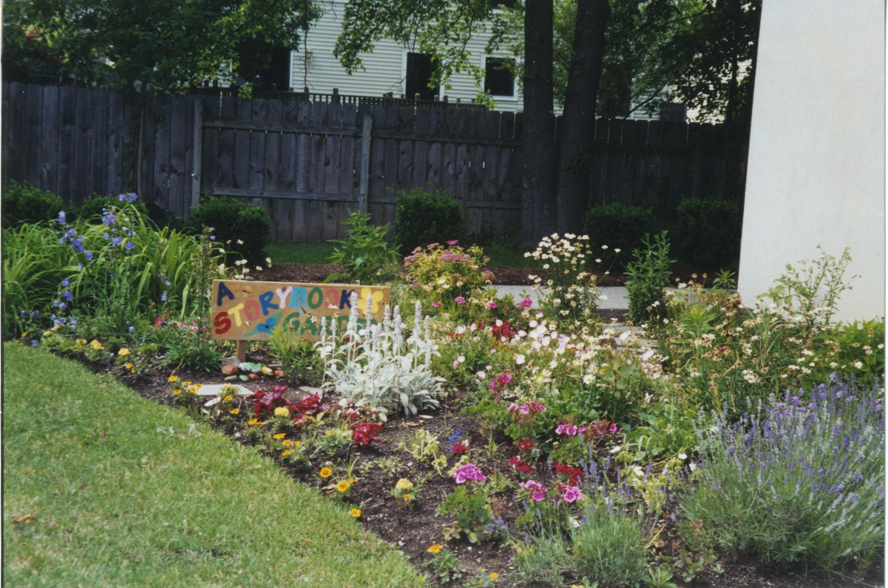 Photograph of the Storybook Garden at Northwest Library