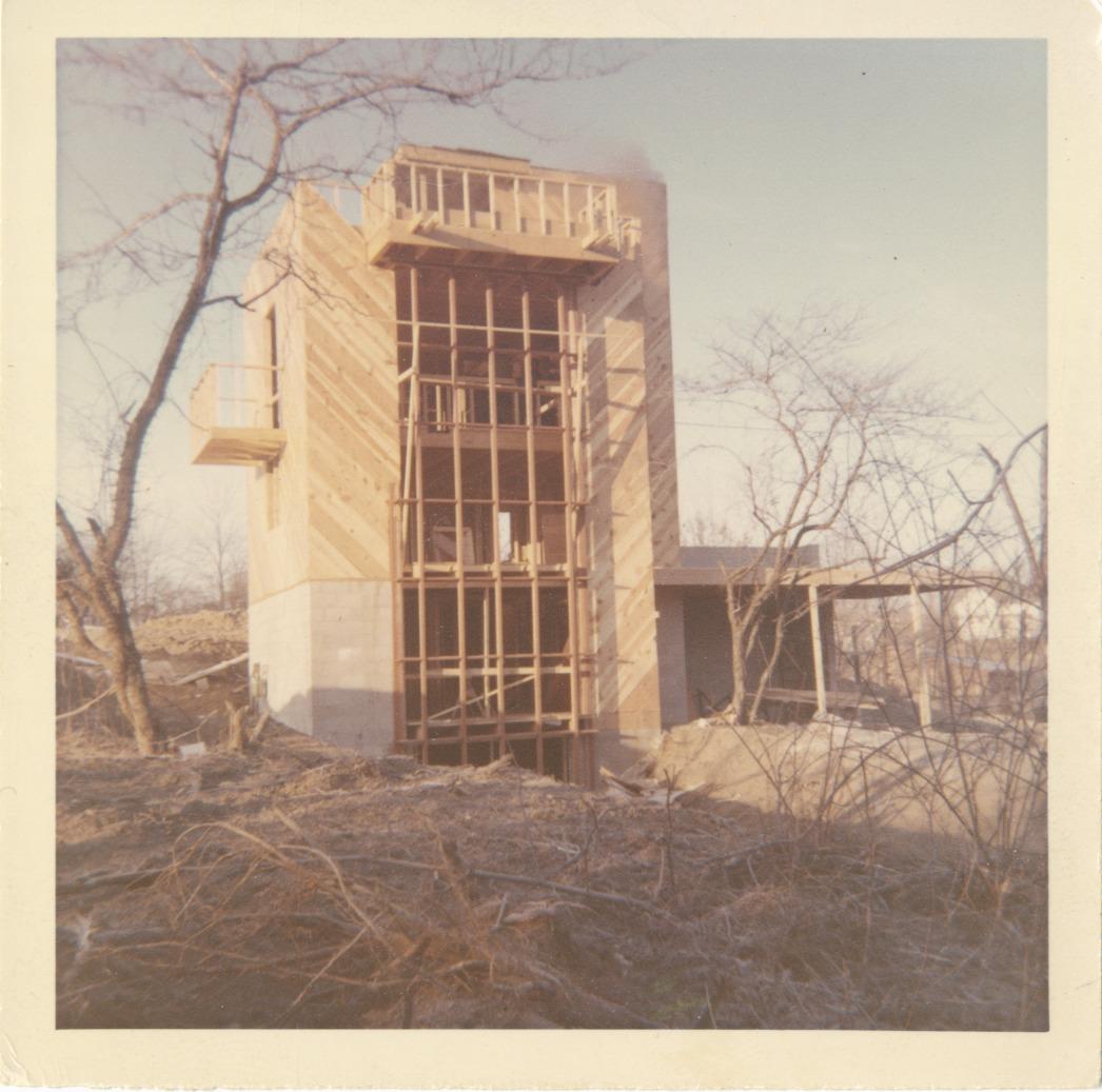 View of the Home at 230 E. South Street Under Construction
