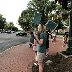 Black Lives Matter Protest on the Village Green