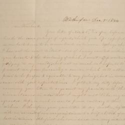 Letter to James M. Moreland of Henderson, Kentucky from Mary Johnson of Worthington, Ohio