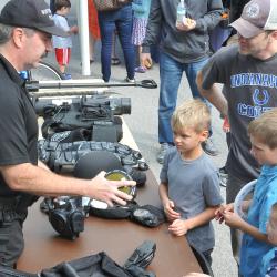 Lt. Michael Holton at Police Open House