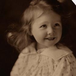 Photograph of Molly Brown Caren Fisher at Age 5