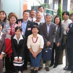 Photograph of Sayama International Friendship Association members