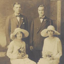 Photograph of Wedding of Marie Morgan and Ernst Chrestensen