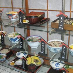 Photograph of food at a restaurant in Sayama, Japan
