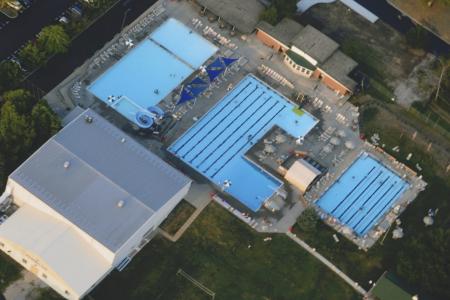 Aerial View of Worthington Pools, 2011