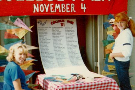 College Fair Display at Worthington Flea Market