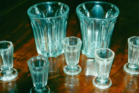 Griswold Inn Cordial and Flip Glasses