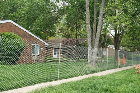 Photograph of Stafford Village, Taken from Stafford Avenue Looking East