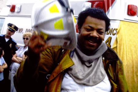 Photograph of William (Bill) Fields, Jr. in Firefighting Gear