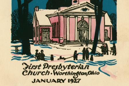 Program of Dedication: First Presbyterian Church Worthington Ohio January 1927