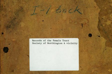 Records of the Female Tract Society of Worthington and Its Vicinity