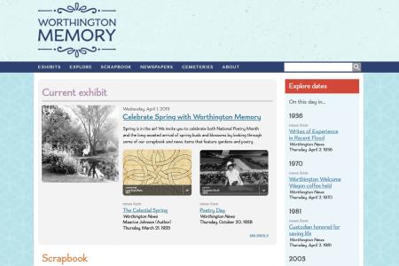 Worthington Memory Homepage, 2015-2025